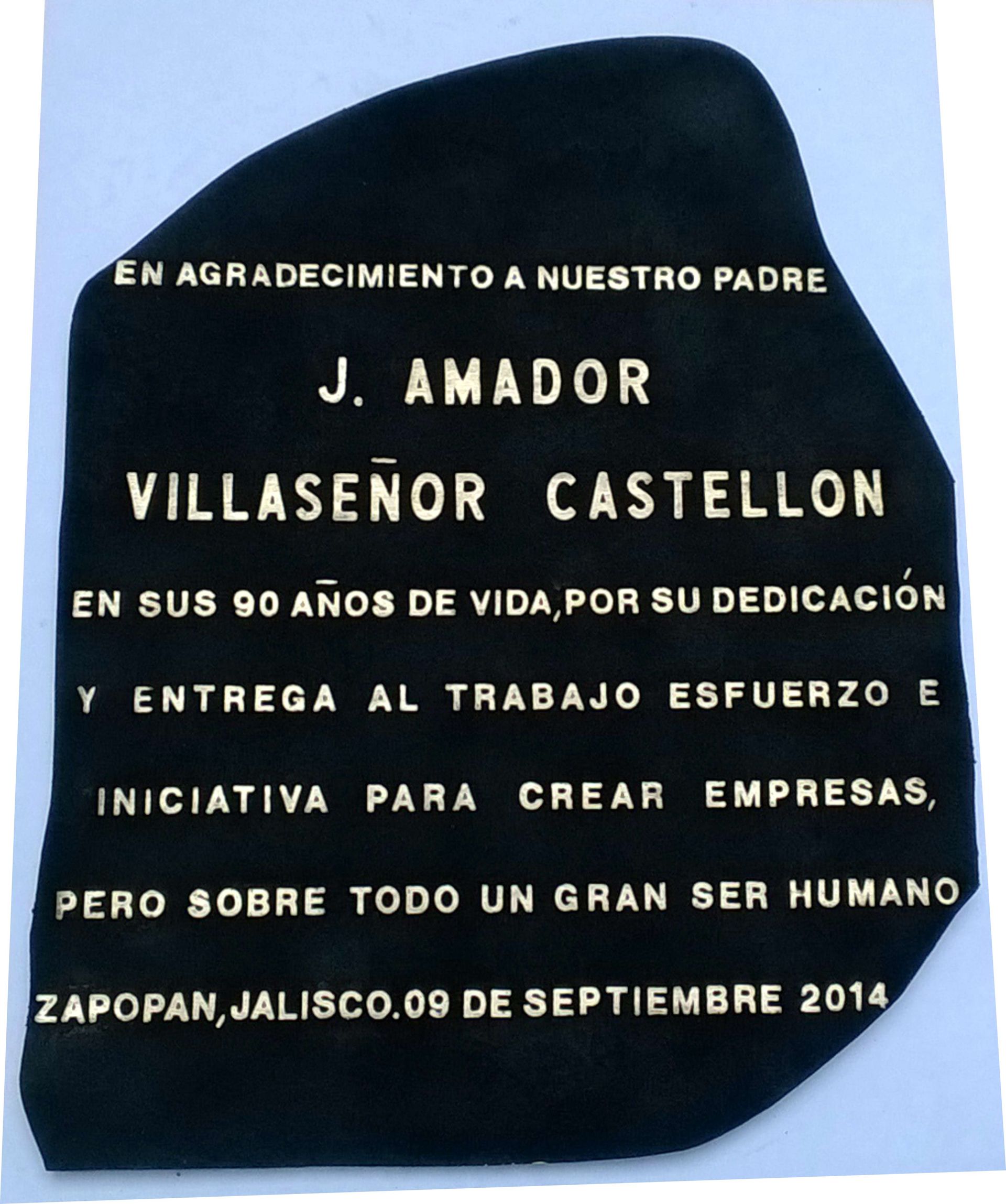 Placa de bronce Rosetta 1