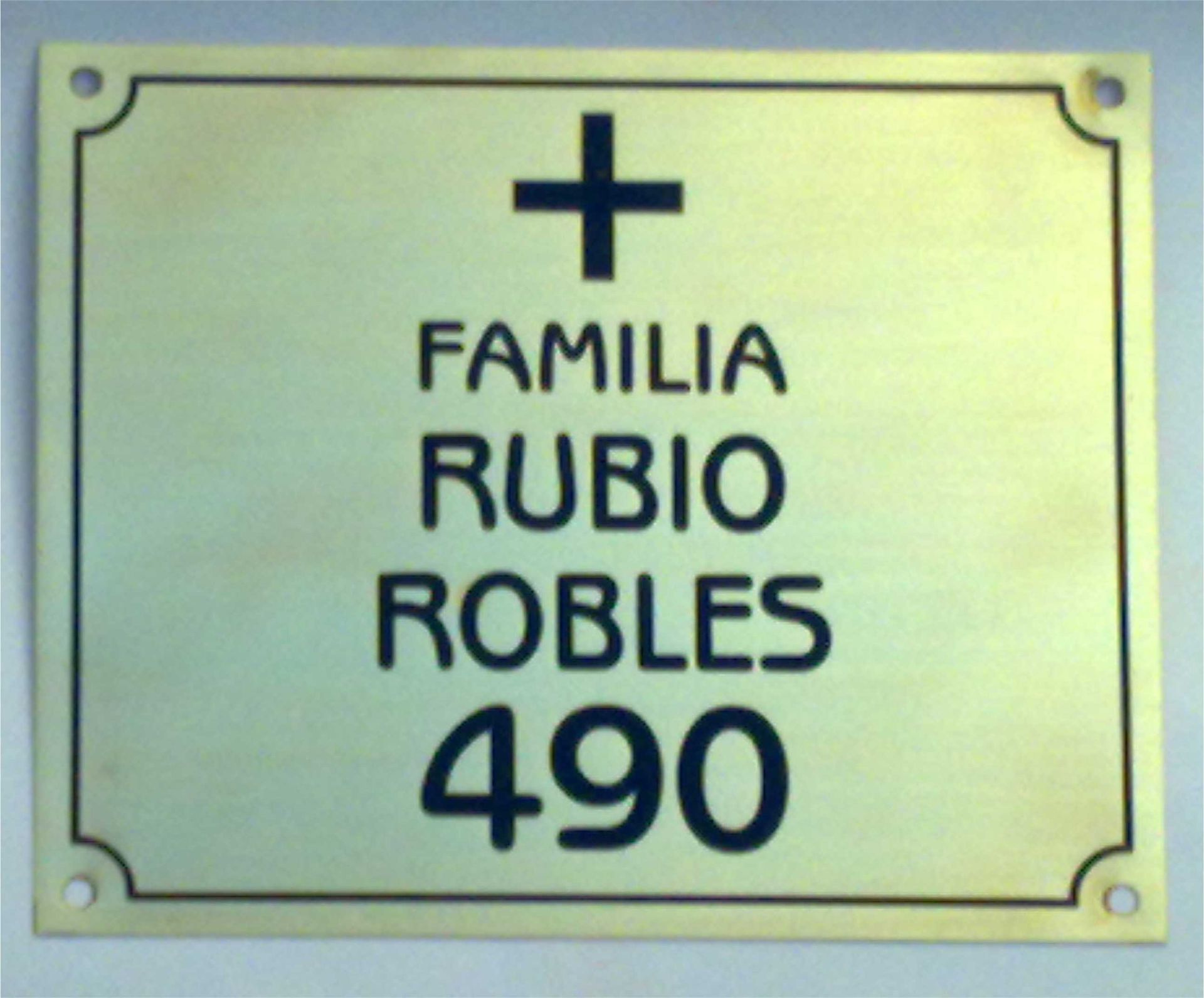 Placa de laton fotograbado