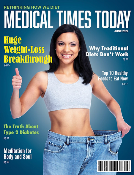 A woman is on the cover of a medical times today magazine