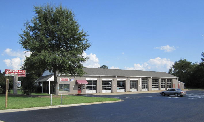 Building of Clover Hill Tire & Auto Center in Midlothian, VA