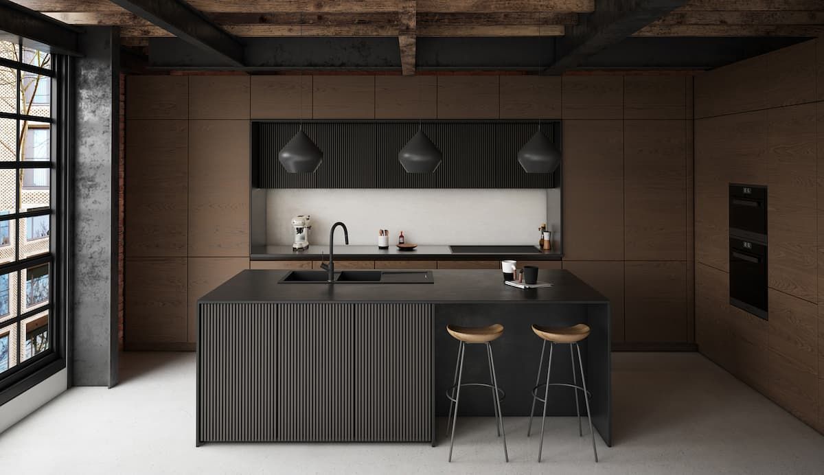 Elegant Black And Brown Kitchen Ideas — Coffs Coast Designer Bathrooms in Toormina, NSW