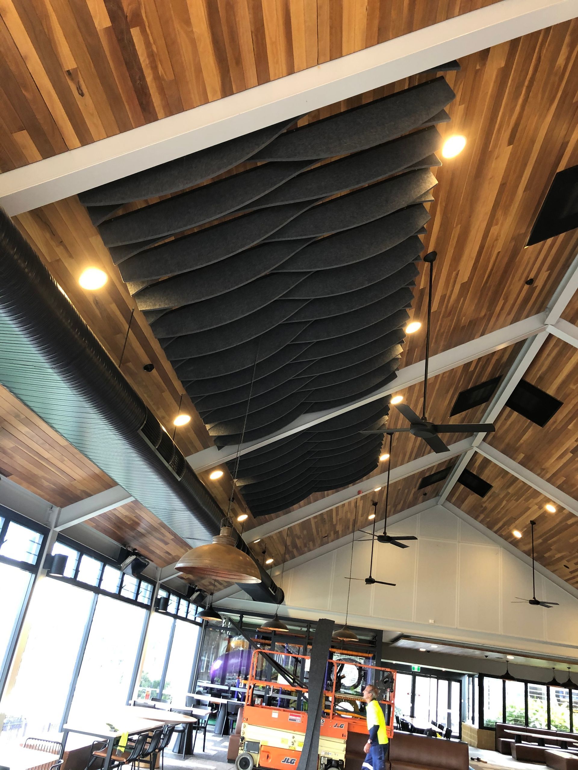 A Large Empty Building Under Construction with A Lot of Scaffolding — Highline Carpentry in Kahibah, NSW