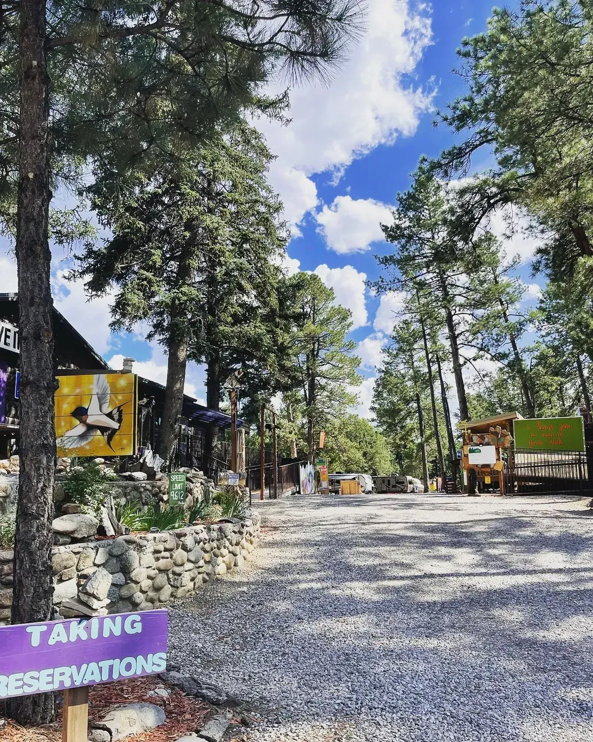 A sign that says taking reservations on it