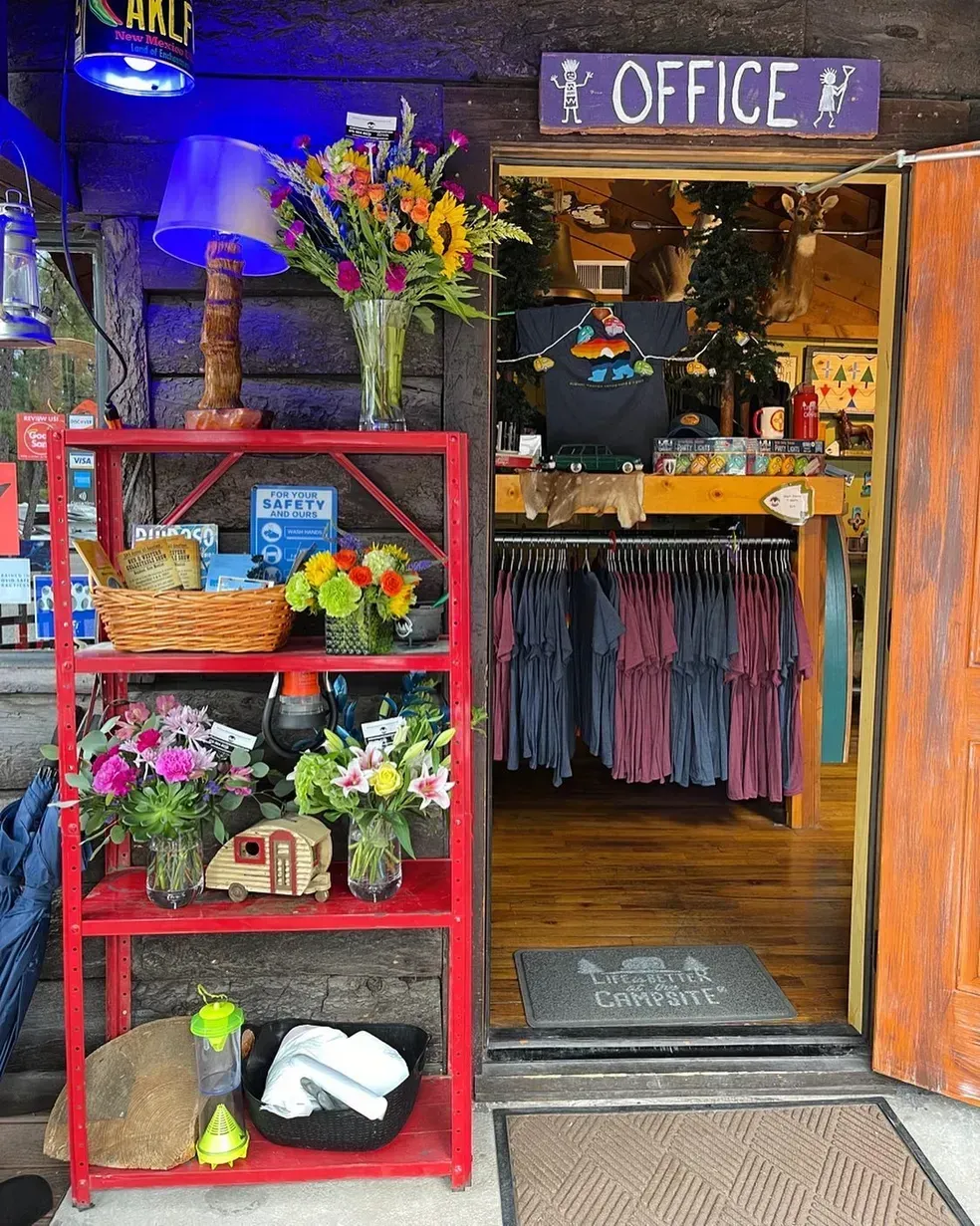 A store with a sign that says office on it