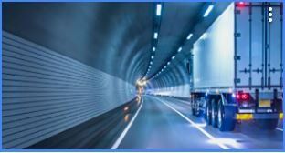 camión en tránsito