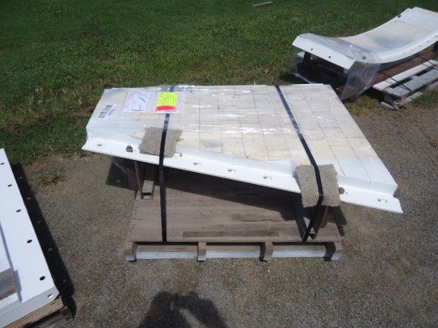 A Piece Of Plastic Is Tied To A Wooden Pallet — Origin Group in Paget, QLD