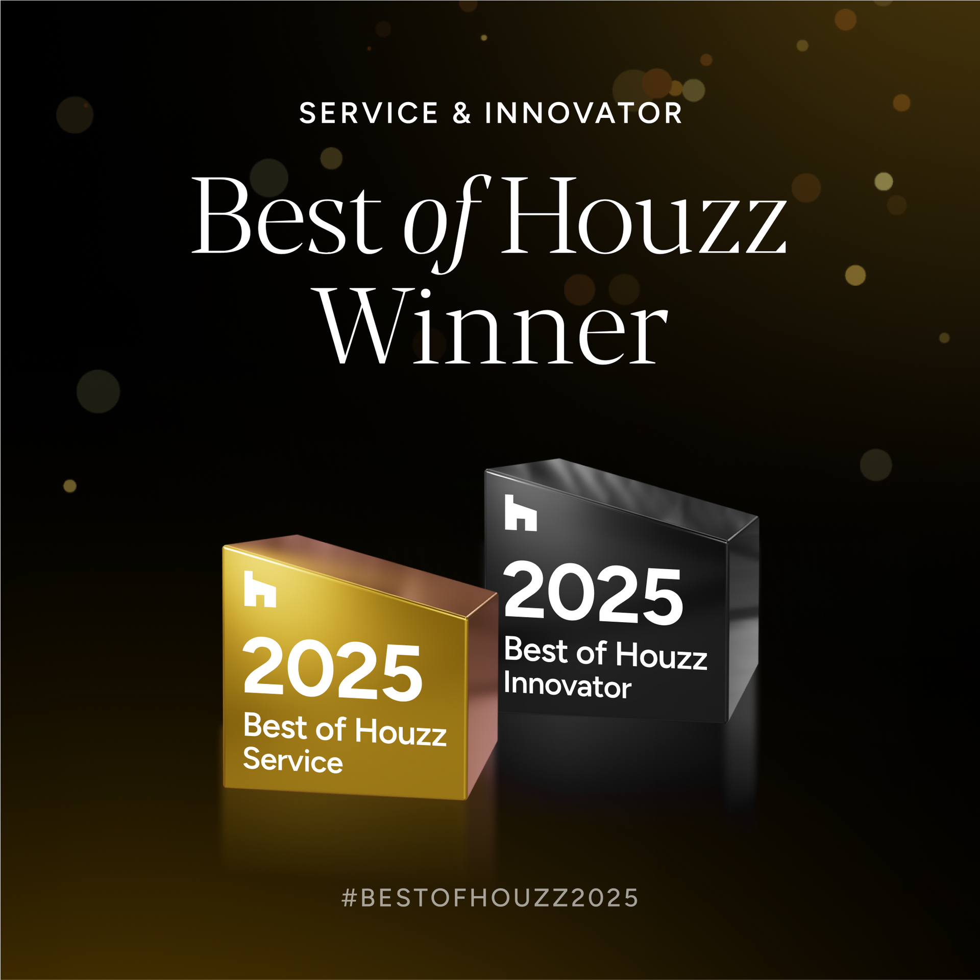 We’re beyond thrilled to announce that Blu Ink Interiors has won Best of Houzz 2025 for Service & Innovator!