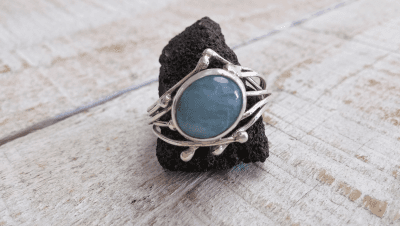 טבעת כסף משובצת, חלום צרוף