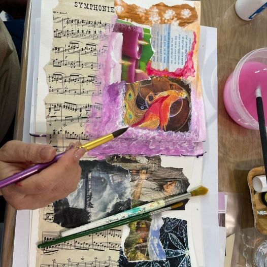 ציפור הנפש - מסע בתוך יומן ויזואלי ויצירת קלפי נשמה 
במבשרת