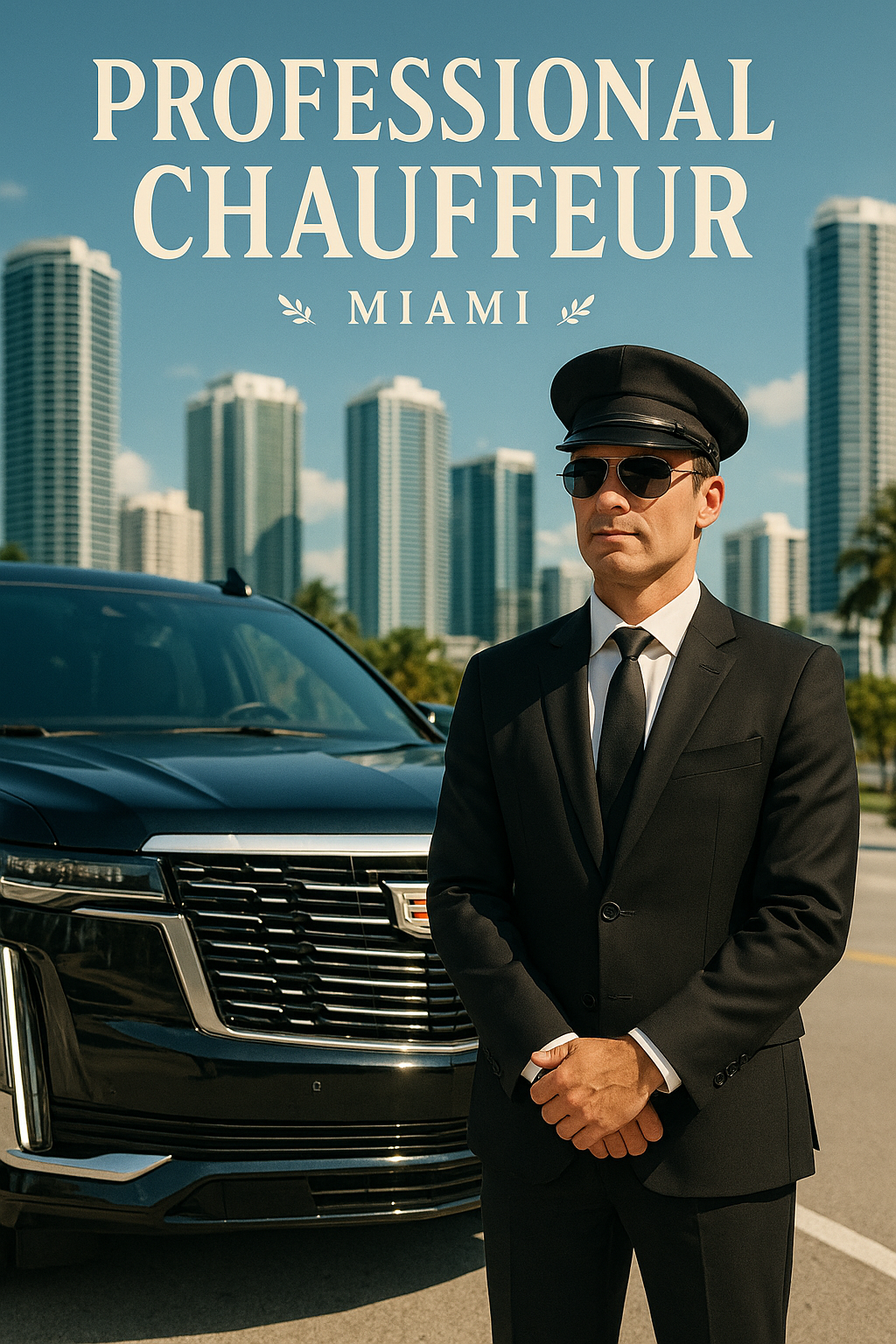 A man in a suit and tie is standing in front of a car.