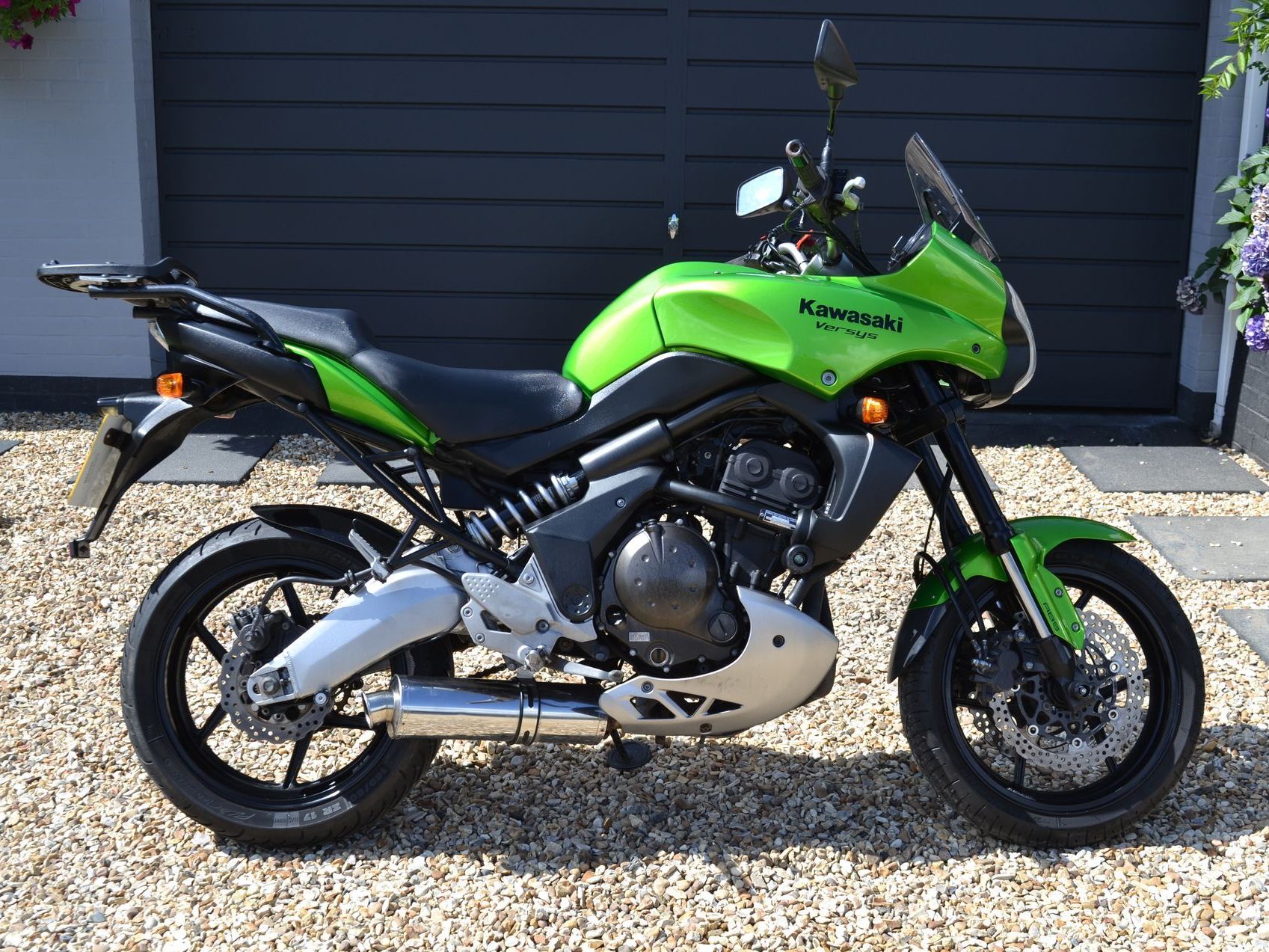 2009 Green Kawasaki KLE 650 Versys For Sale