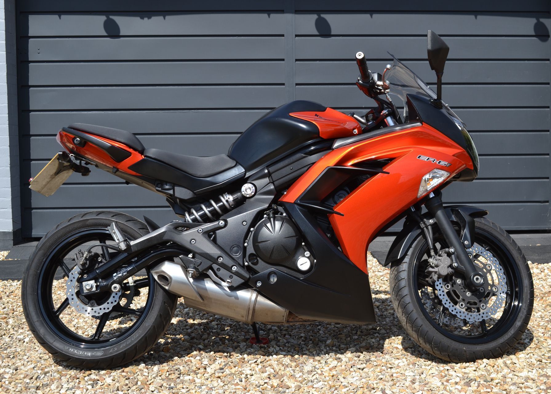 2014 Orange Kawasaki ER6F Motorcycle For Sale