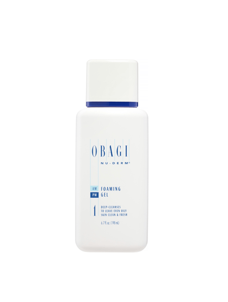 Obagi Nu-derm foaming gel for blocked pores and acne