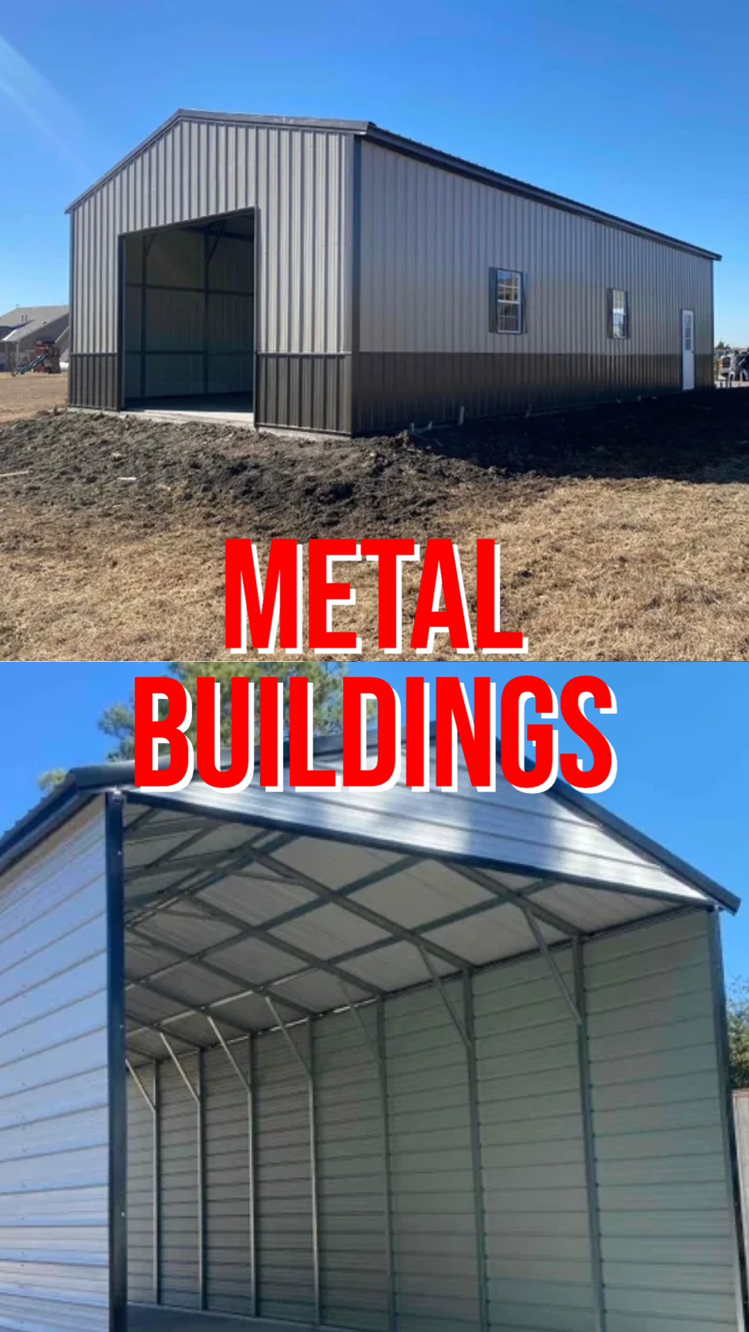 RV Port Covering Boat