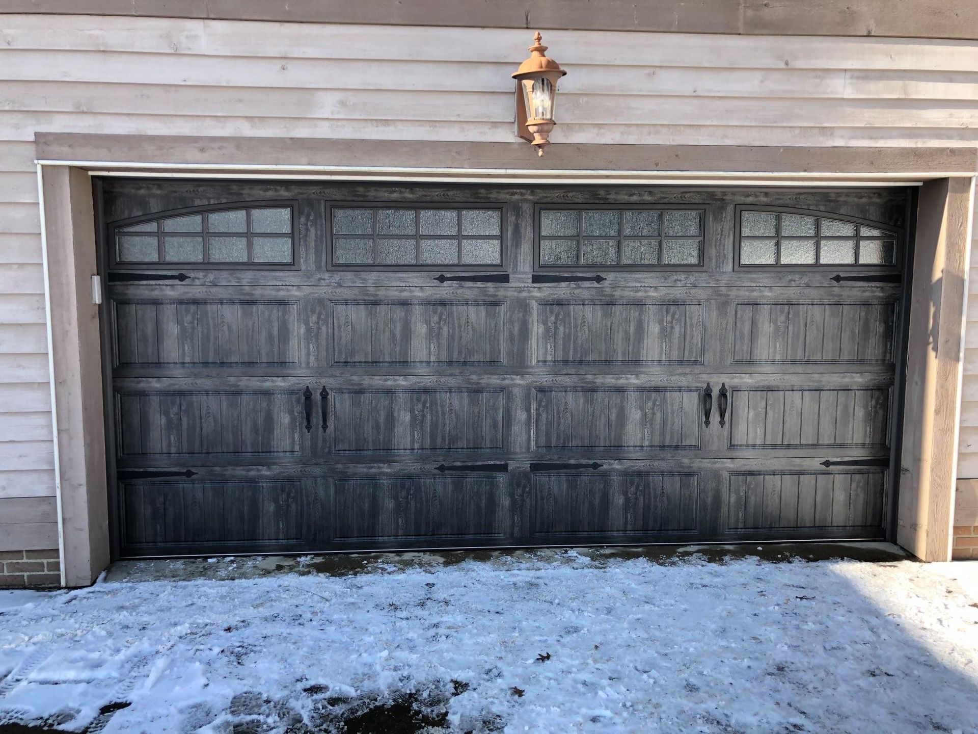 garage door installation before