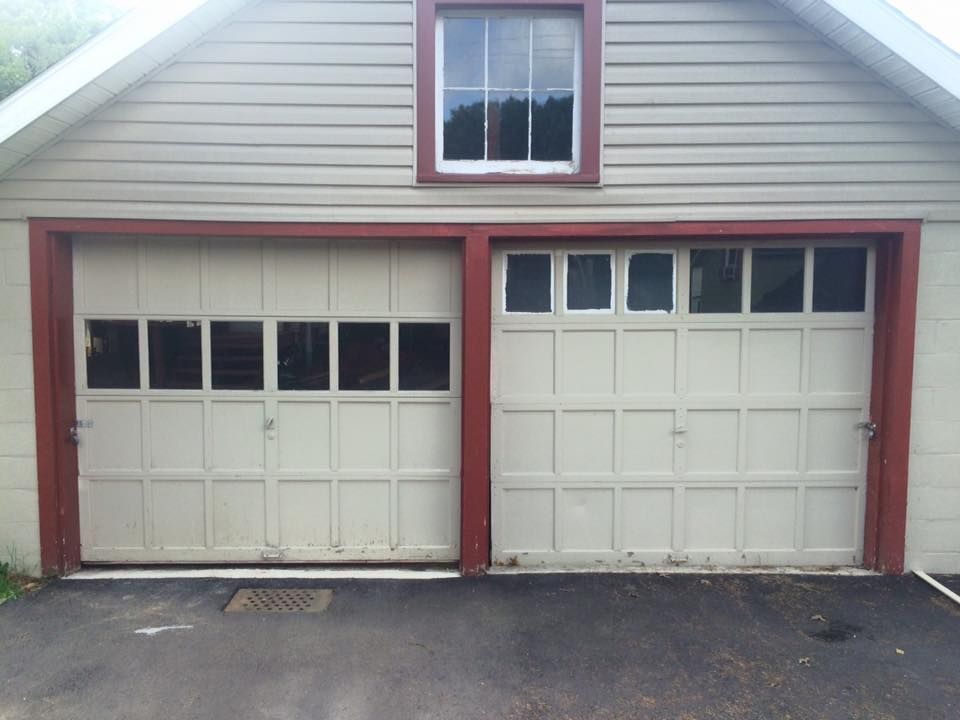 garage door installation before