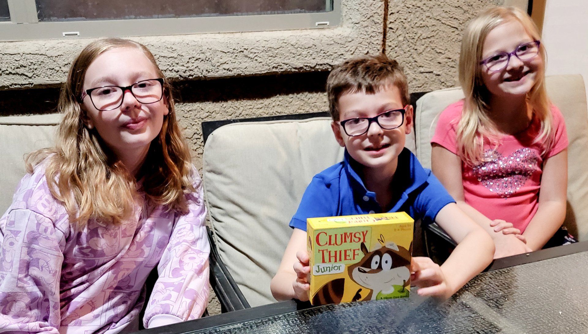 Homeschool family stuff review of clumsy thief jr and the kids