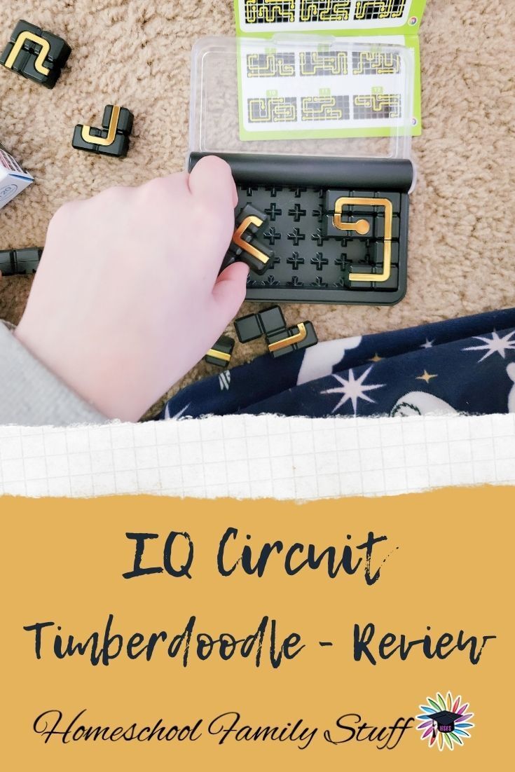 cover photo for Homeschool Family Stuff;s review of IQ Circuit from Timberdoodle