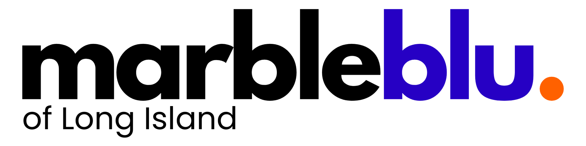 Logo for marbleblu of New Jersey. A marble repair and marble polishing company.