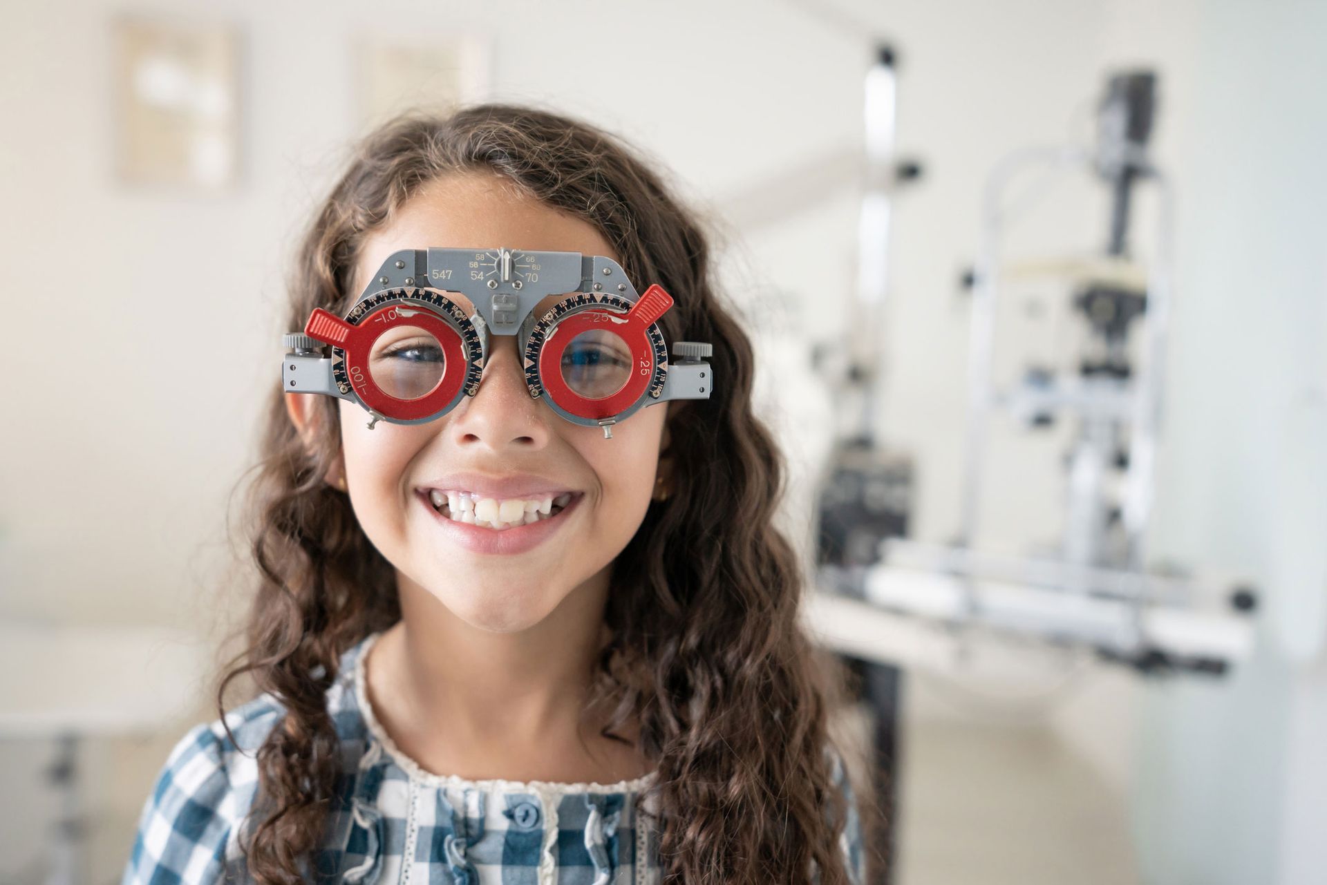 Girl At The Optometrist — Lewiston, ID — Klemp Optometry