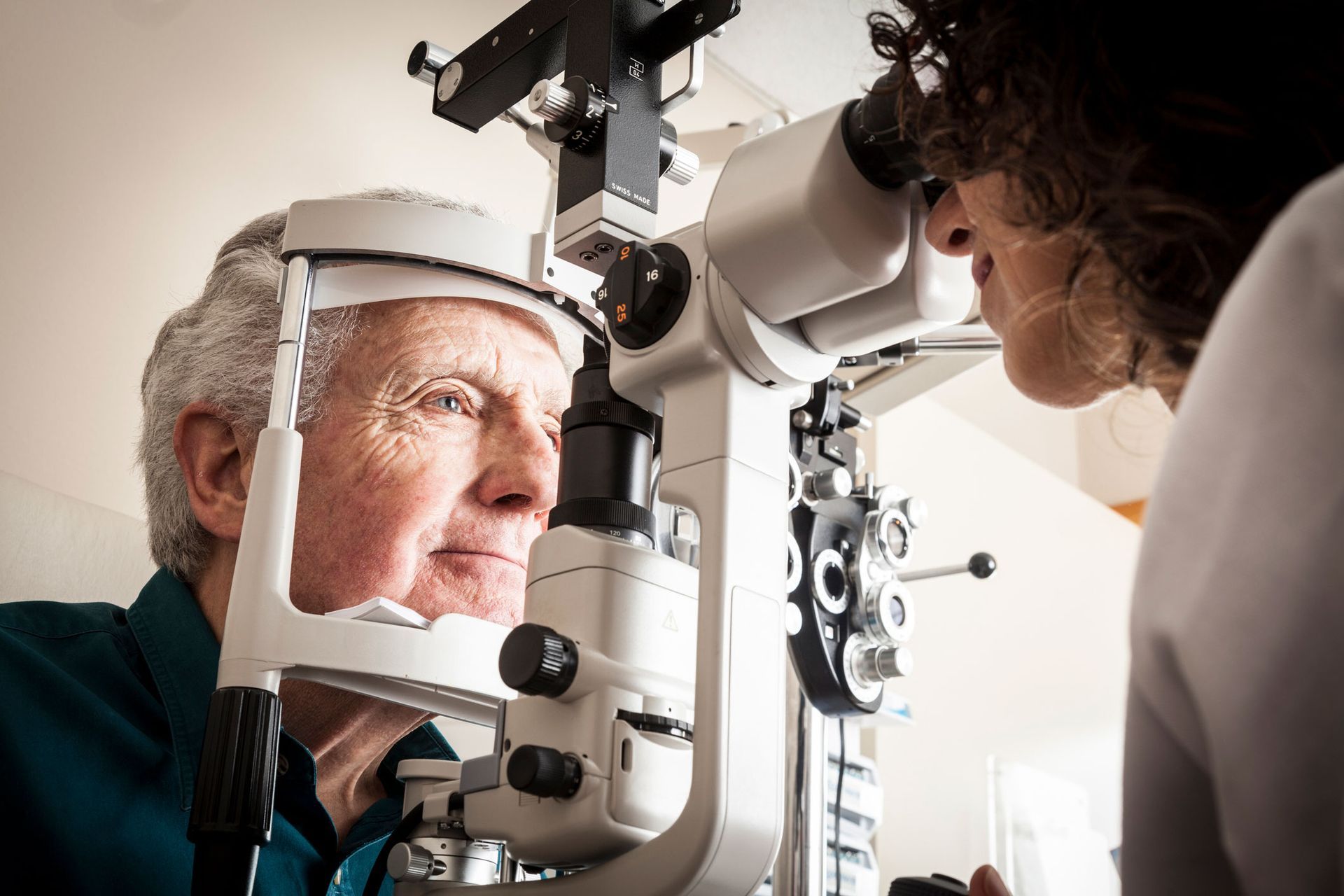 Old Man At The Optometrist — Lewiston, ID — Klemp Optometry