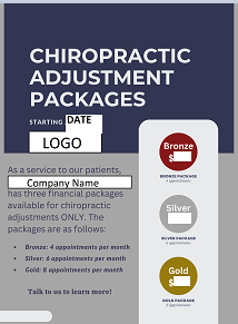 Adjustment Package Flyer