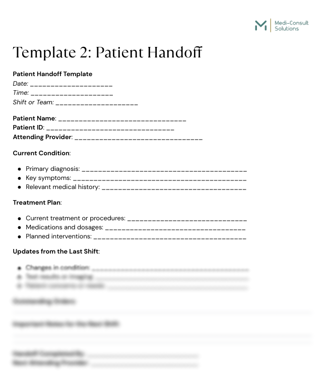 Internal Communication Templates for Healthcare Teams