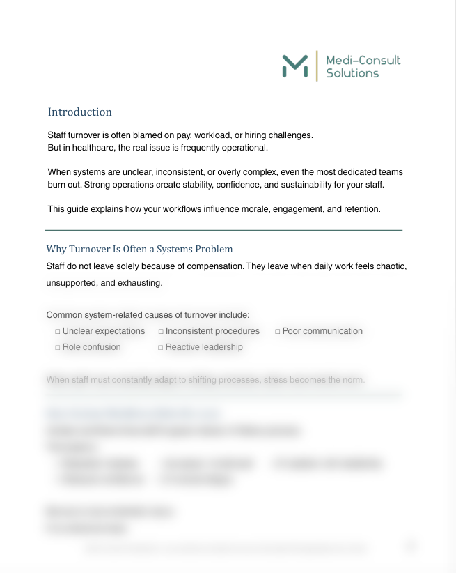 Retention Through Operations Guide