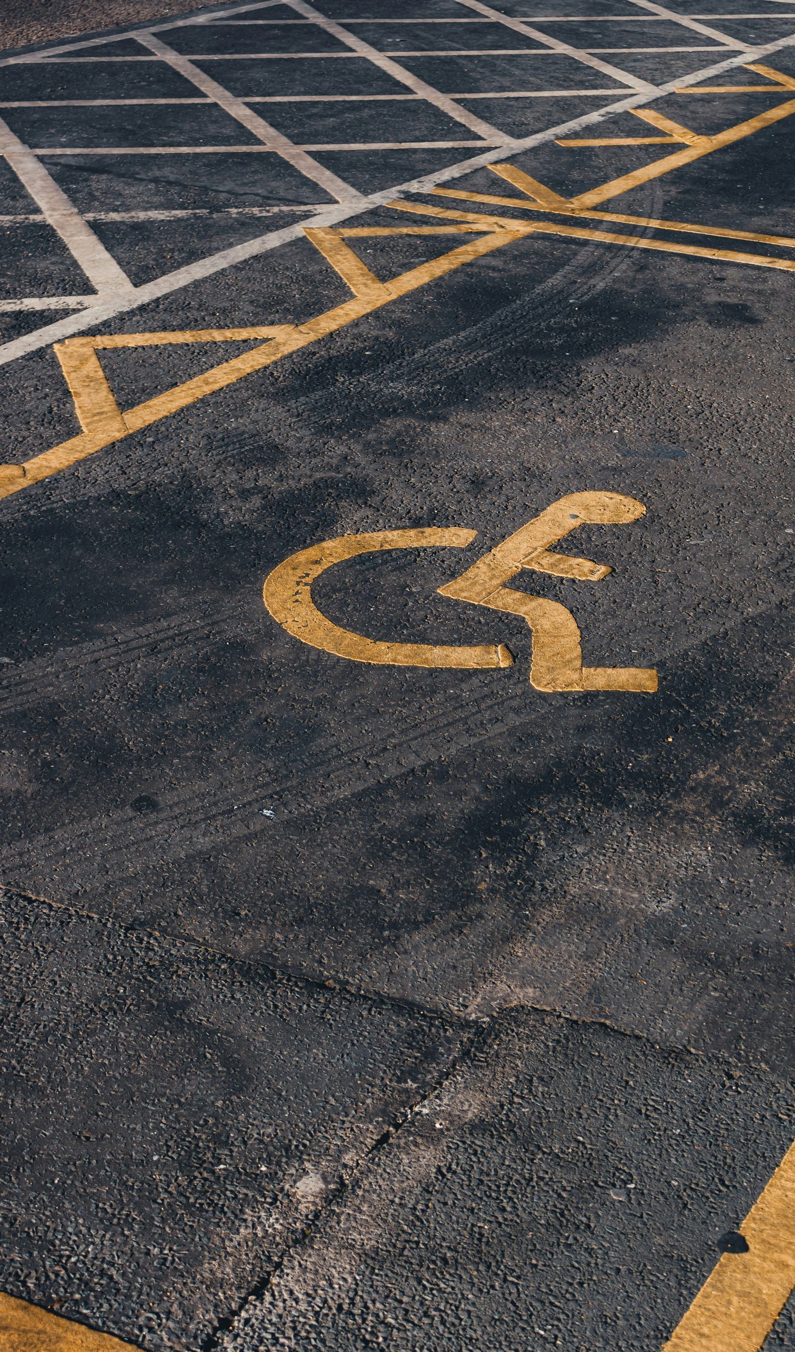 handicap parking space