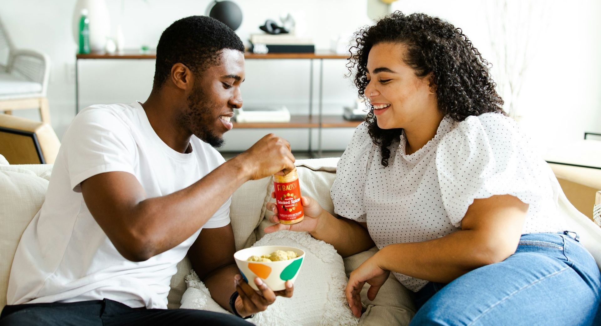 couple on a couch