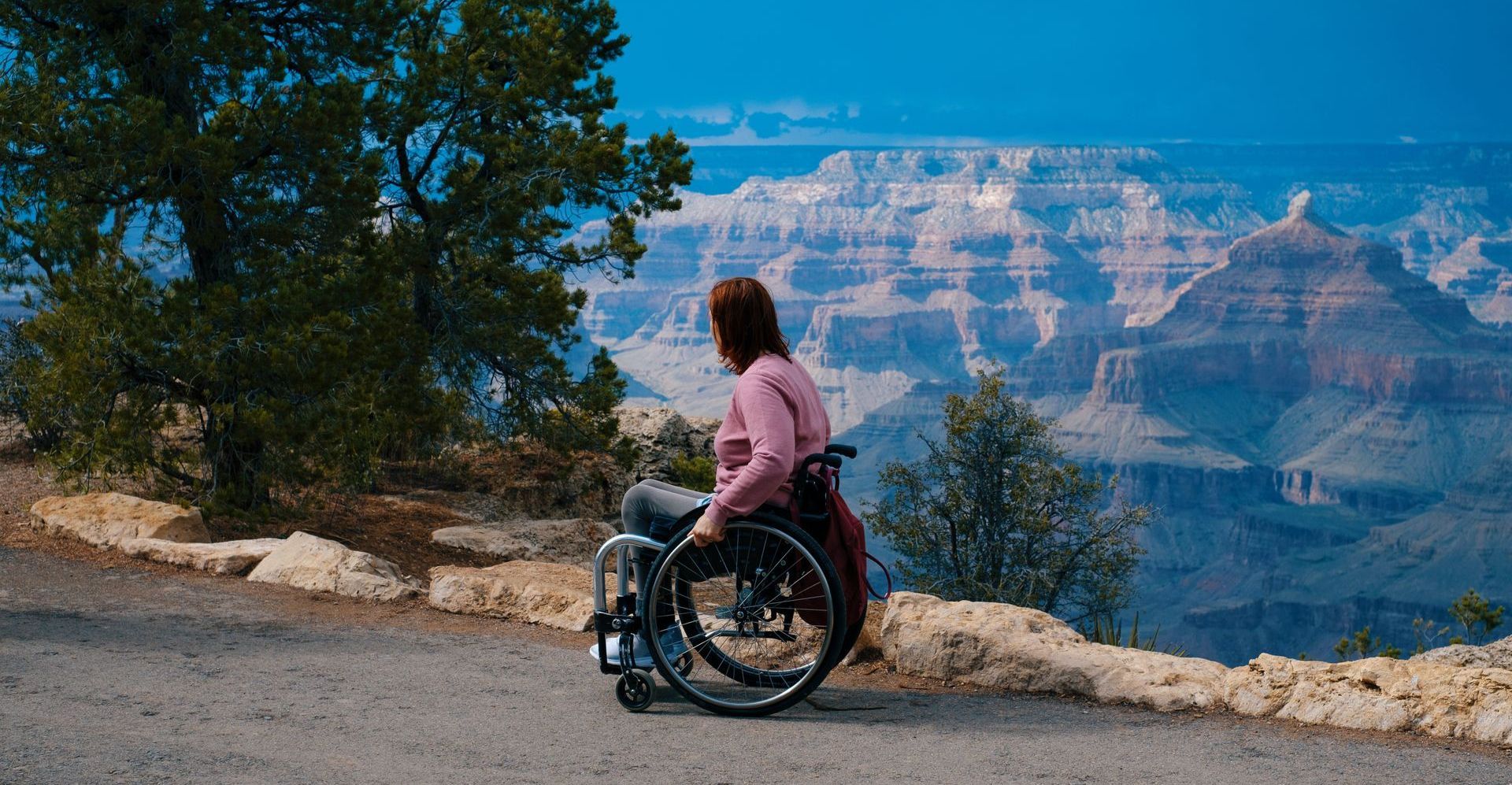 woman in wheelchair