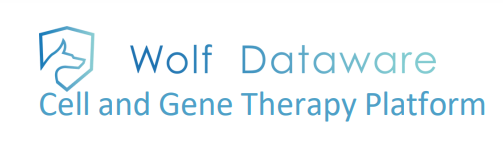 The logo for wolf dataware cell and gene therapy platform