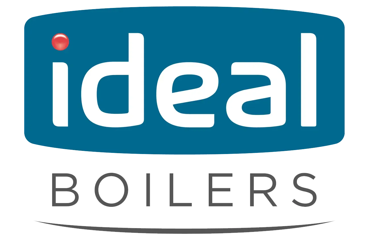 Ideal Boilers logo: White text 