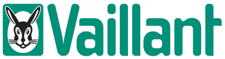 Vaillant logo with a hare in a green square and the word 