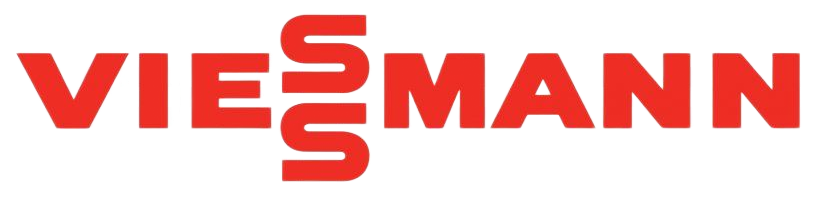 Viessmann logo in red.
