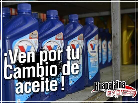 HUAPALAINA EXPRESS - Cambio de aceite