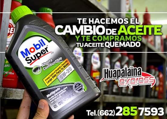 HUAPALAINA EXPRESS - Tenemos cambio de aceite