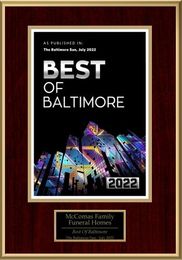 Best of Baltimore 2022 award