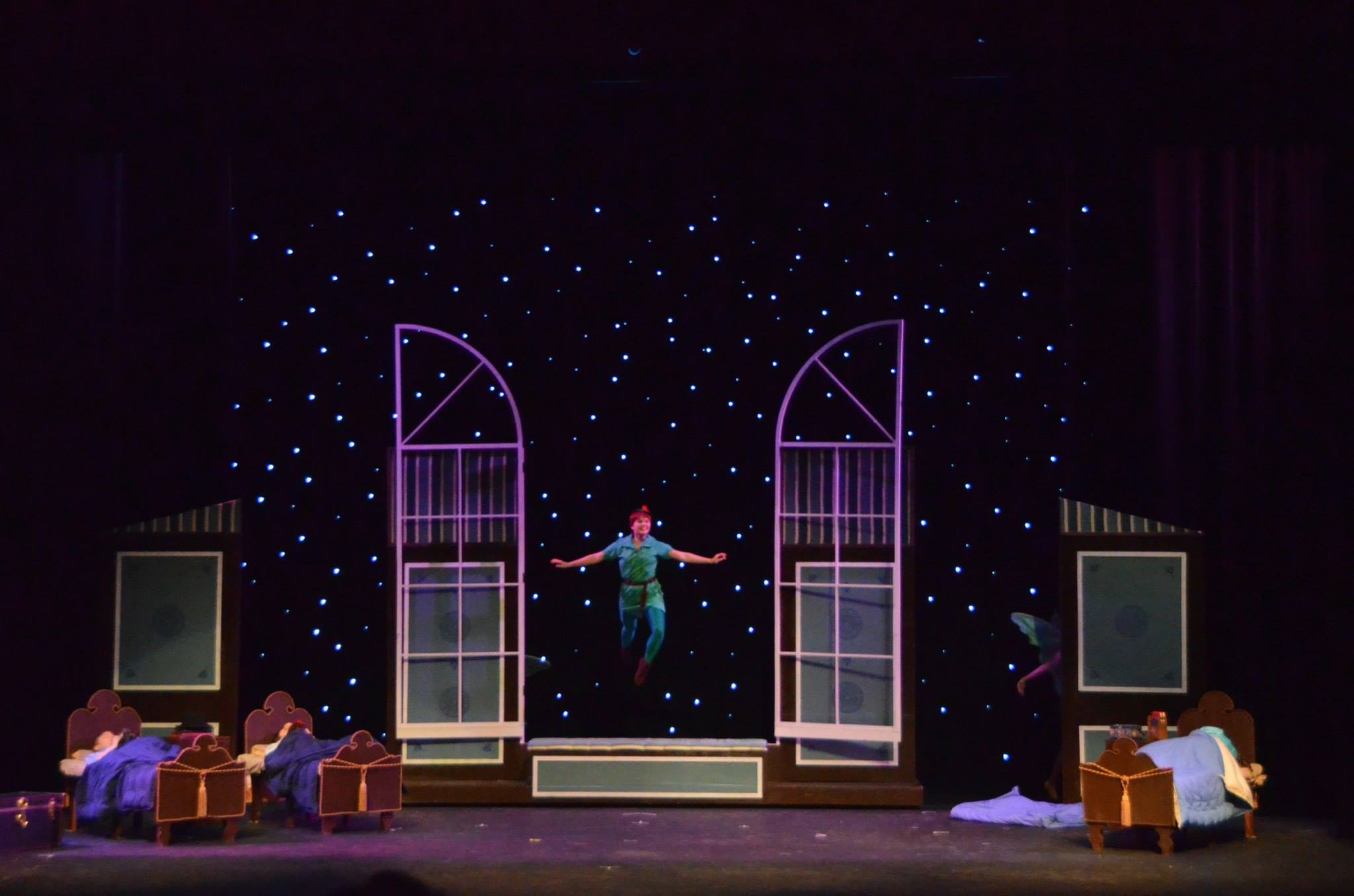 Peter Pan flying - Westview High School Theatre