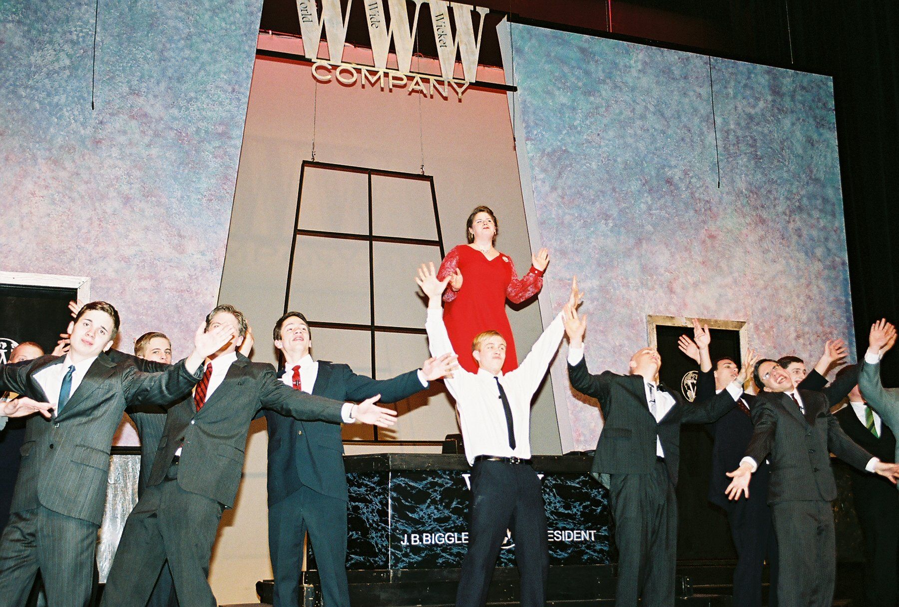 Actors on stage - Westview High School Theatre