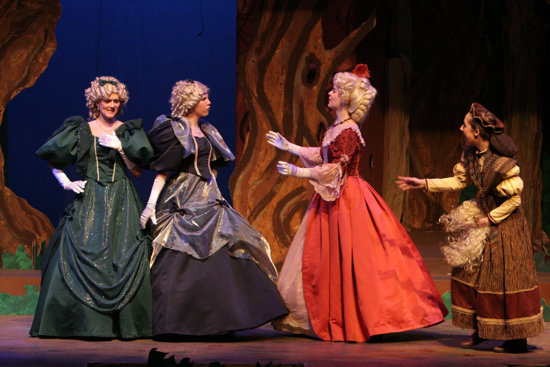 4 actors on stage - Westview High School Theatre