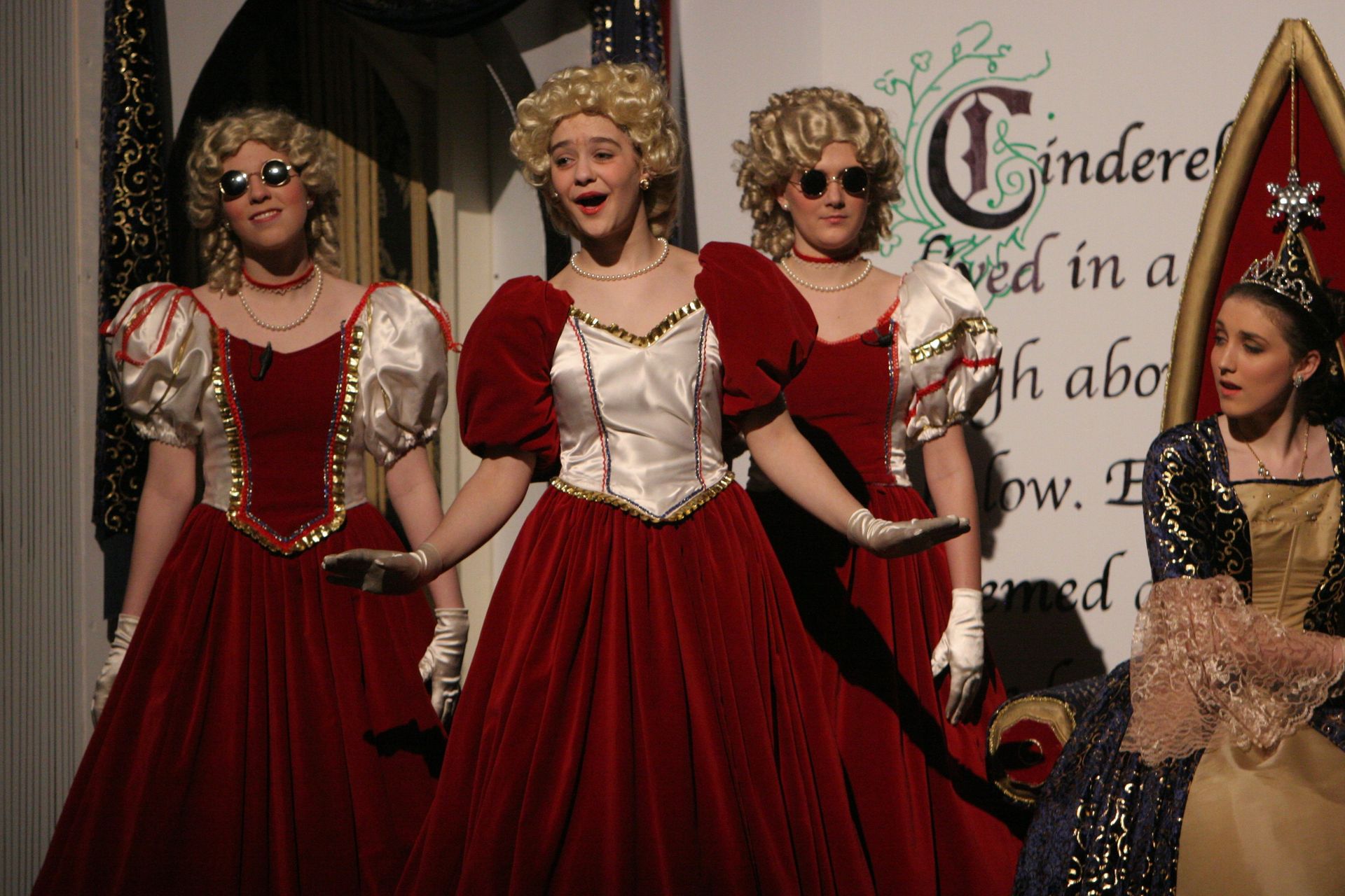 Actor in dress - Westview High School Theatre