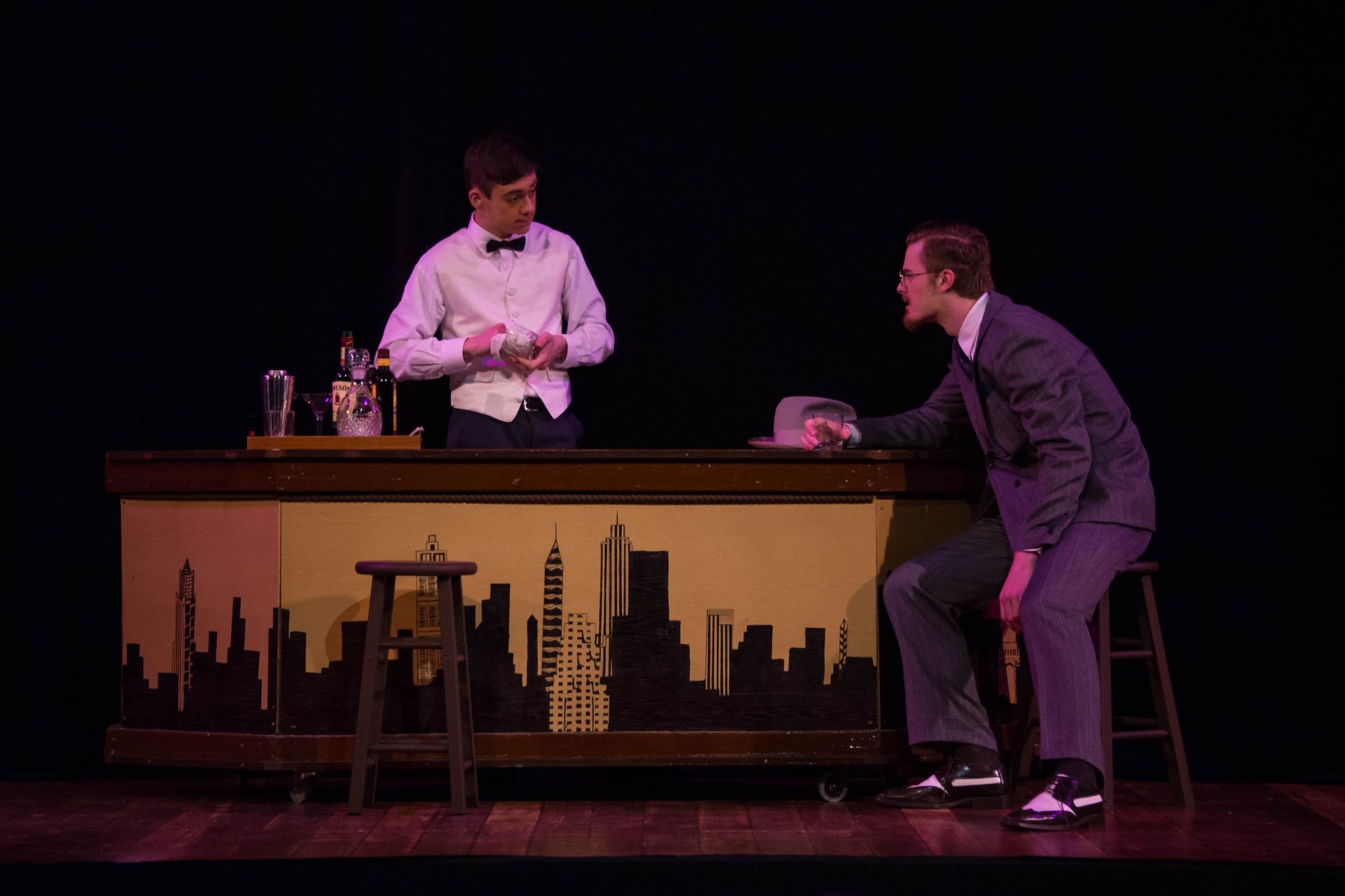Bartender & patron - Westview High School Theatre