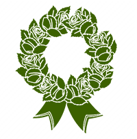 Sympathy flower arrangement icon