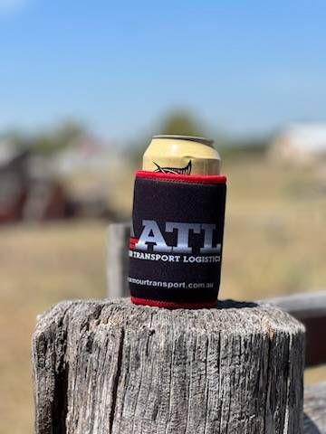 A Black Beanie With The Word Atl Embroidered On It — Armour Transport Logistics In Rutherford, NSW