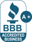 BBB Accredited Business logo with a torch and A+ rating. | Emge's Car Craft Auto Services