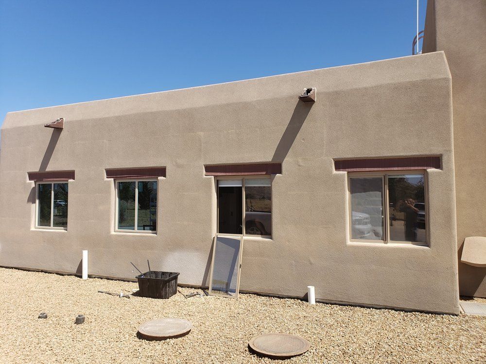 A building with a lot of windows on it