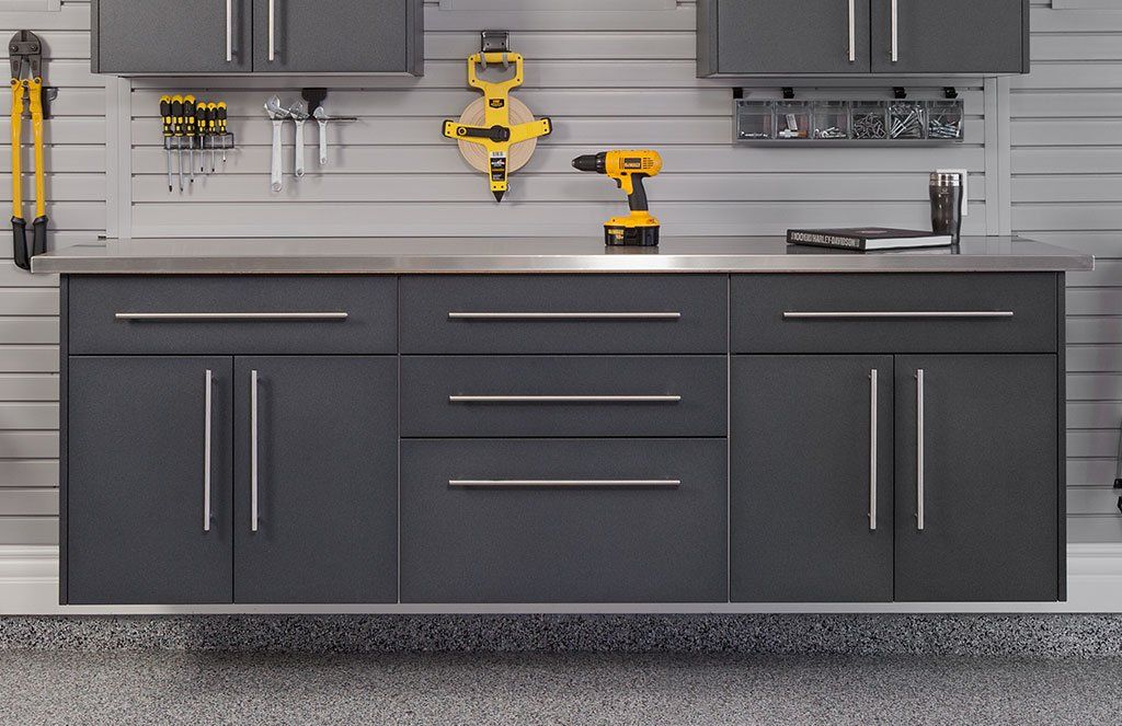 Granite Workbench with Stainless Steel Countertop