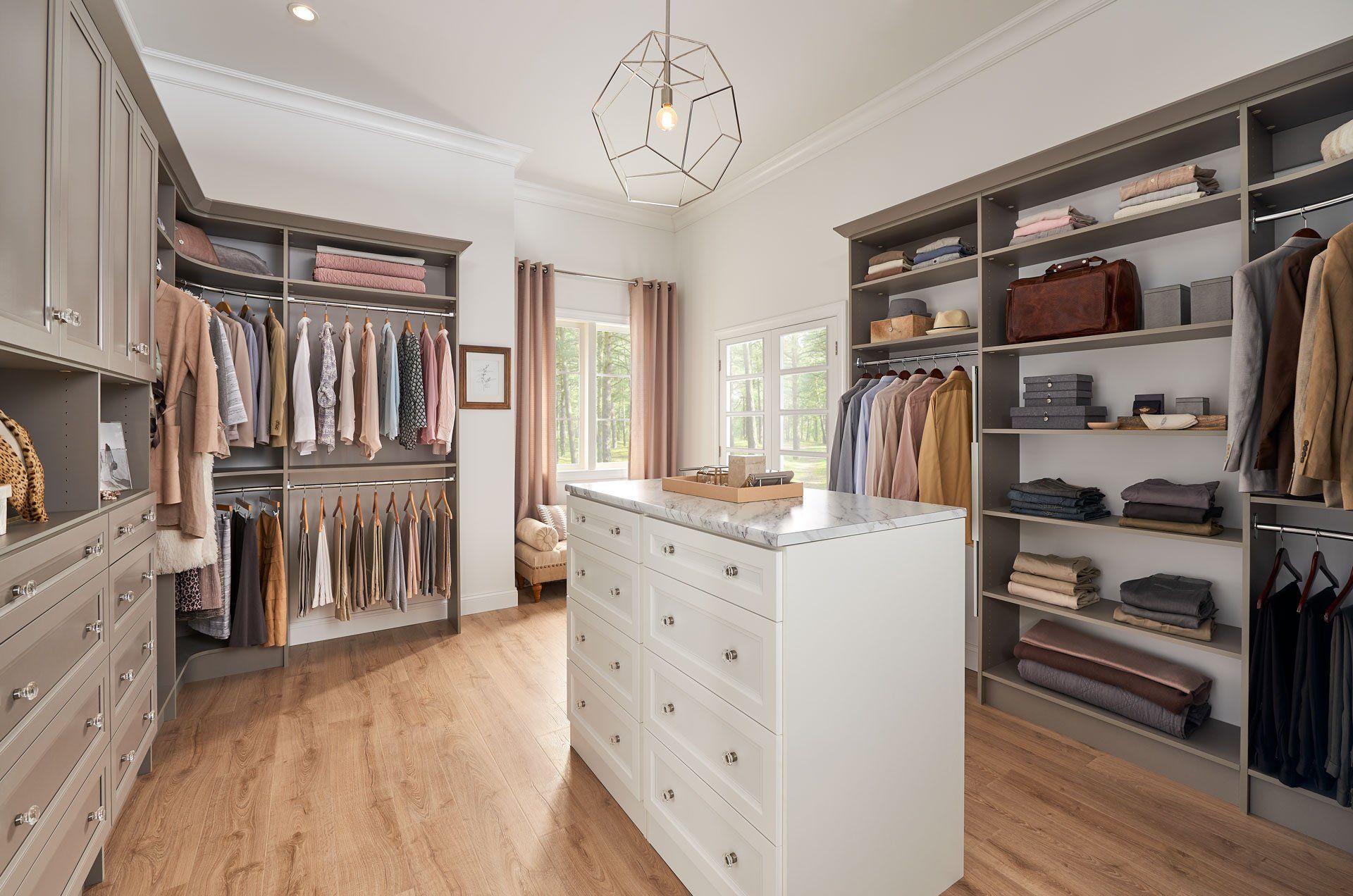 Custom Master Bedroom Closet System
