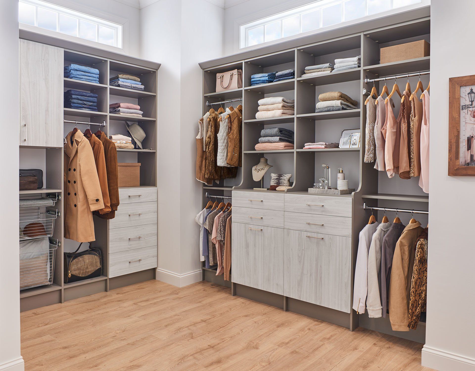 Custom Master Bedroom Closet System